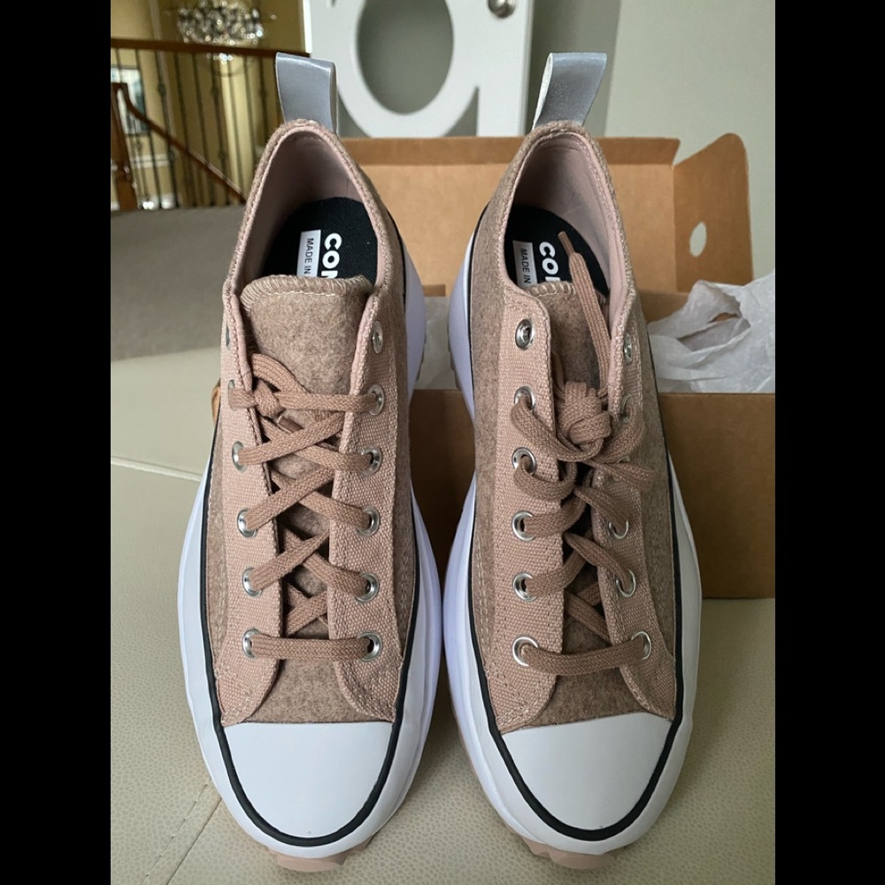 Converse Run Star Hike Women’s Sz 9.5 Platform Pnk